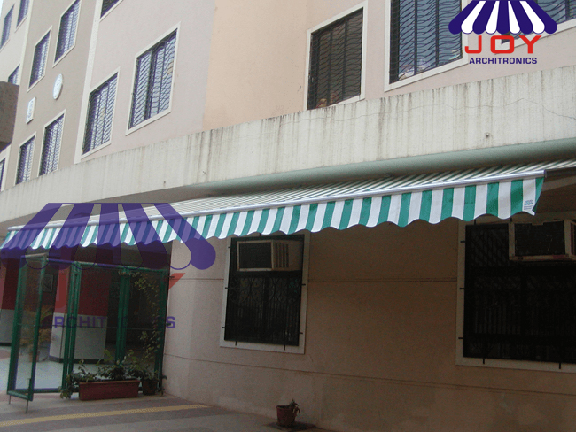 Retractable Awnings, Sun shading, roller blinds , Awnings, Monsoon Blinds, Resort Tents, Fixed Awnings, Car Roofs, Shade Sails, Fabric Ceiling Manufacturer in Mumbai, navi mumbai & Thane
