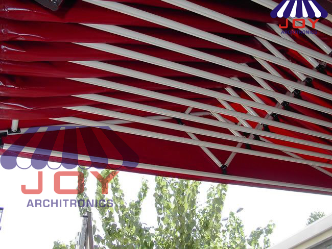 Retractable roofs _retractable peragolas _Sun shading, roller blinds , Awnings, Monsoon Blinds, Resort Tents, Fixed Awnings, Car Roofs, Shade Sails, Fabric Ceiling Manufacturer in Mumbai & Thane